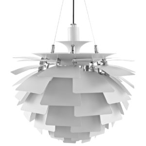Artichoke Lamp silver Ins by Poul Henningsen
