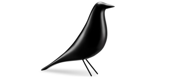 Eames House Bird - Black Wood- Reproduction