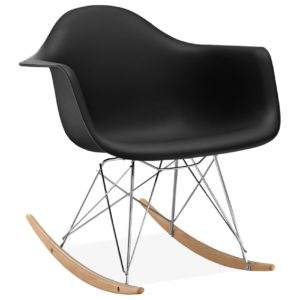 Eames RAR Rocking Chair Black insp by Charles Eames