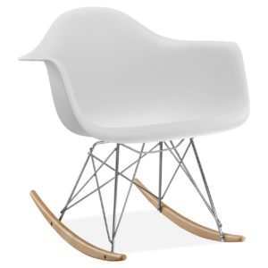 Eames RAR Rocking Chair White insp by Charles Eames