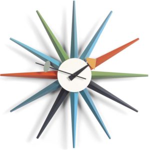 George Nelson - Sunburst Clock Multicolor - Reproduction