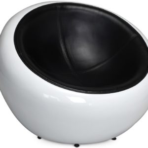 Half Dome Black Chair insp by Eero Aarnio
