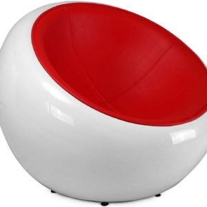 Half Dome Red Chair insp by Eero Aarnio