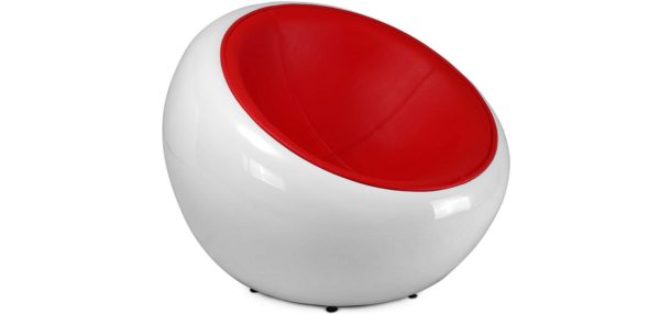 Half Dome Red Chair insp by Eero Aarnio
