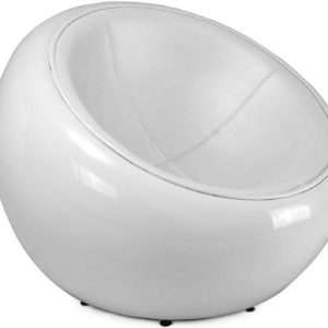 Half Dome White Chair insp by Eero Aarnio