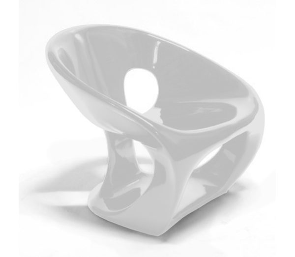 Hara Chair inspired by Giorgio Gurioli White - Reproduction