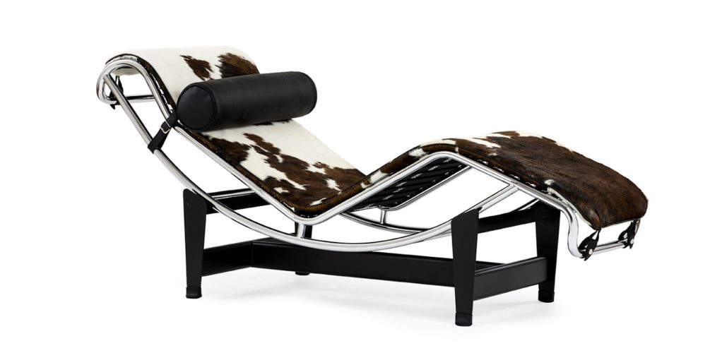 Le Corbusier LC4 Chaise Lounge Pony Leather Reproduction Modish