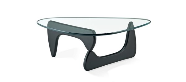 Noguchi Coffee Table Black Base insp by Isamu Noguchi