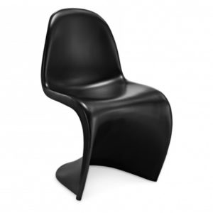 Panton Chair Black insp by Verner Panton