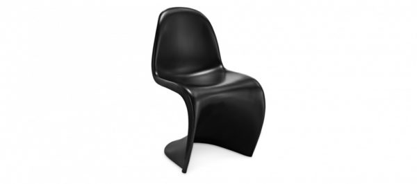 Panton Chair Black insp by Verner Panton