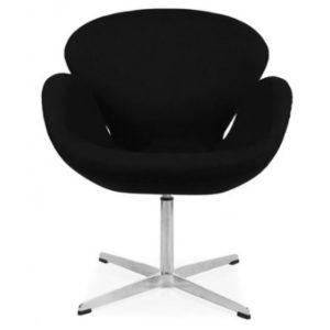 Swan Chair Black inspired by Arne Jacobsen